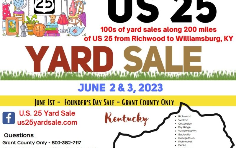 Yard Sale US 25 Graphic