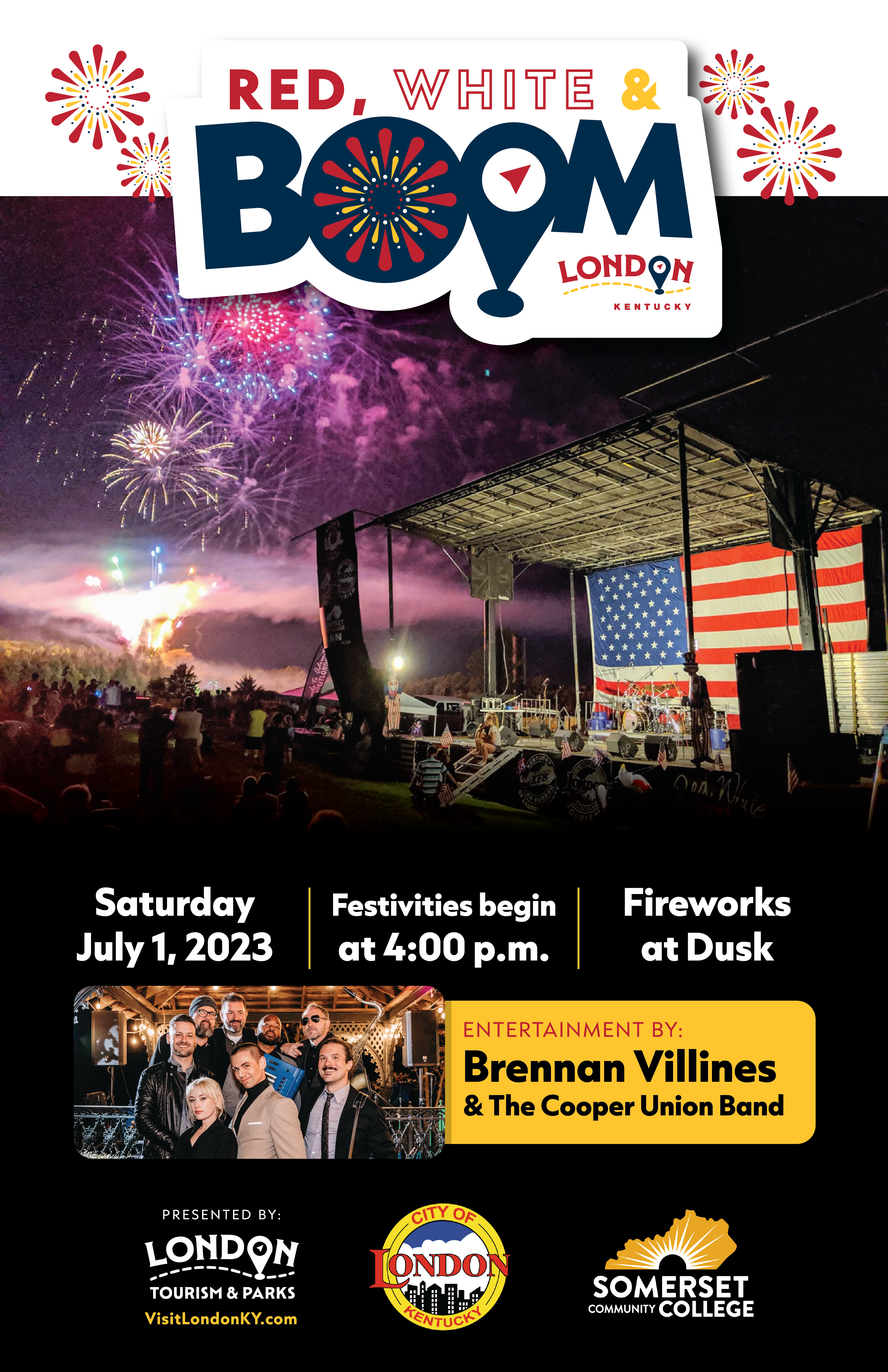 Red White Boom poster