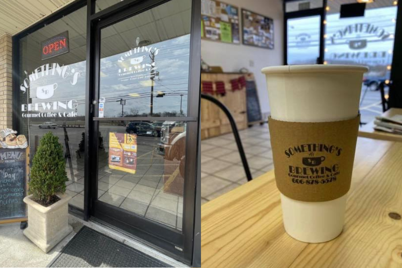 Somethings brewing coffee shop
